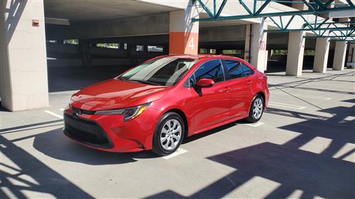 2021 Toyota Corolla LE - red