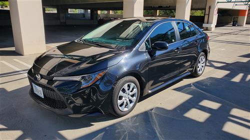 2022 Toyota Corolla LE - black