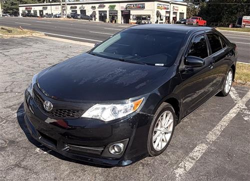 2012 Black Toyota Camry