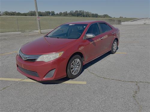 2012 Red Toyota Camry