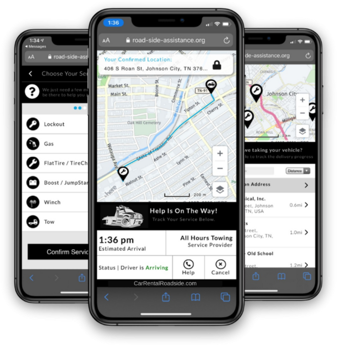 Car Rental Roadside Mobile Rent Centric